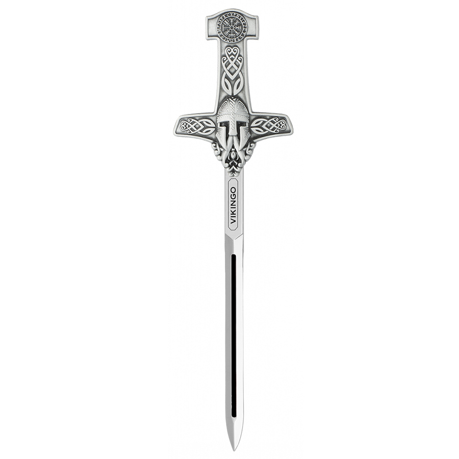 Mini espada Vikinga plateada 